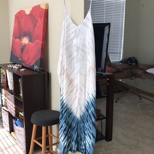 Ombré style floor length dress